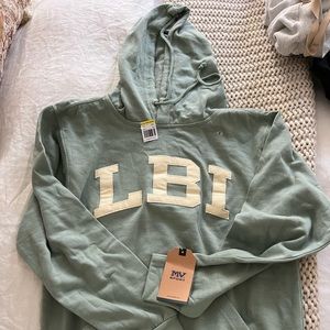 Long Beach Island Greenstone Sweatshirt Hoodie for Summer